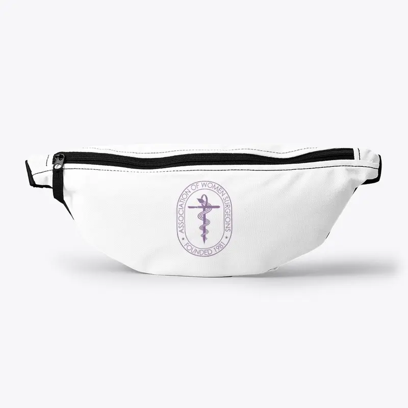 White Logo Fanny Pack