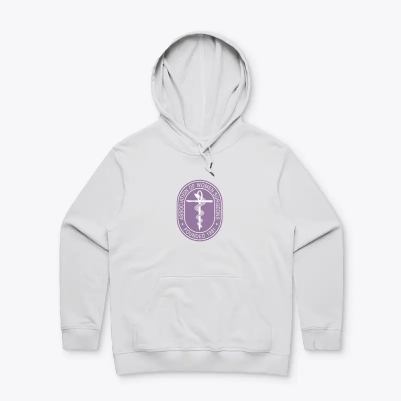 Heather Gray Hoodie with Logo